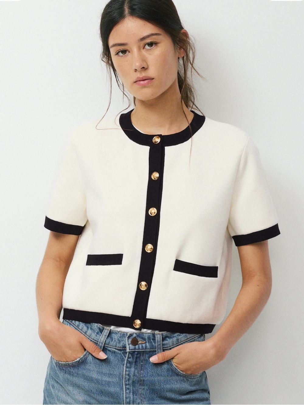 Babaton Approach Short Sleeve Cardigan